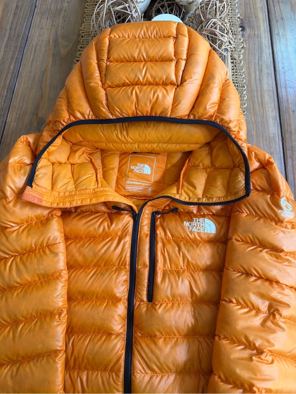 NORTH FACE BREITHORN SUMMIT SERIES 800 PRO DOWN JACKET NWOT WOMANS XL HI END - Picture 3 of 11